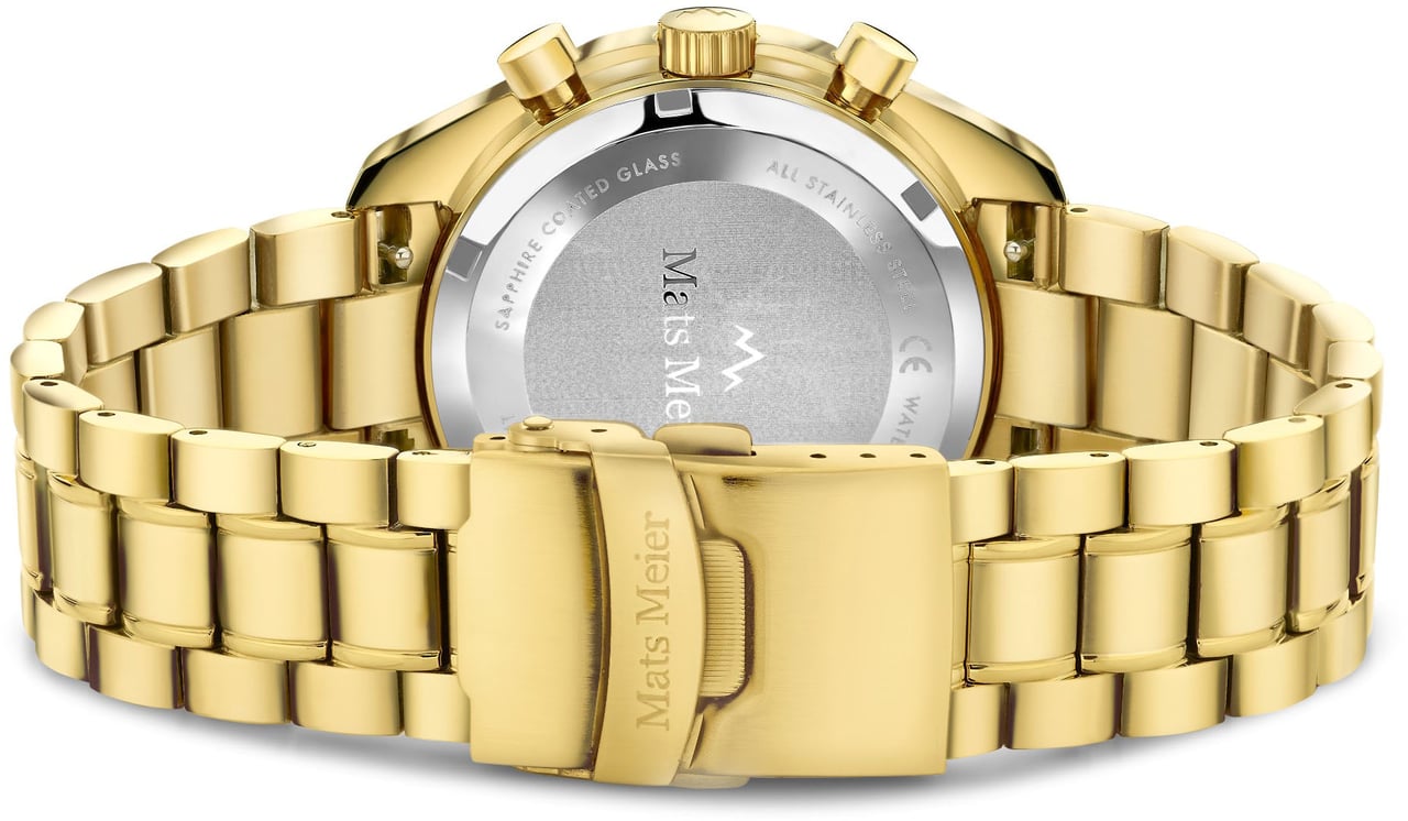 Mats Meier Arosa Racing - Horloge - Groen Goud