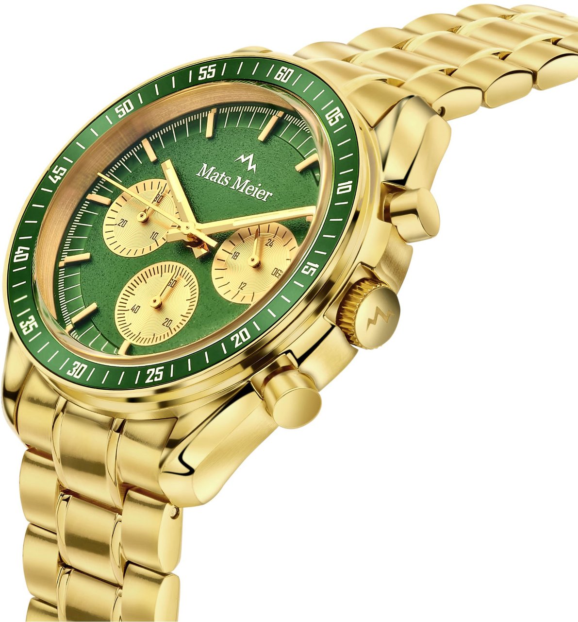 Mats Meier Arosa Racing - Horloge - Groen Goud