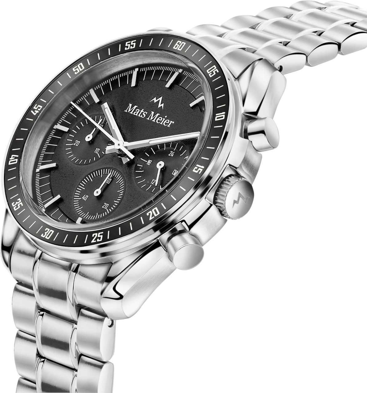 Mats Meier Arosa Racing - Horloge - Grijs Zilver