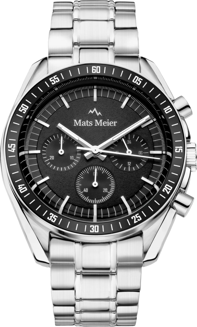 Mats Meier Arosa Racing - Horloge - Grijs Zilver
