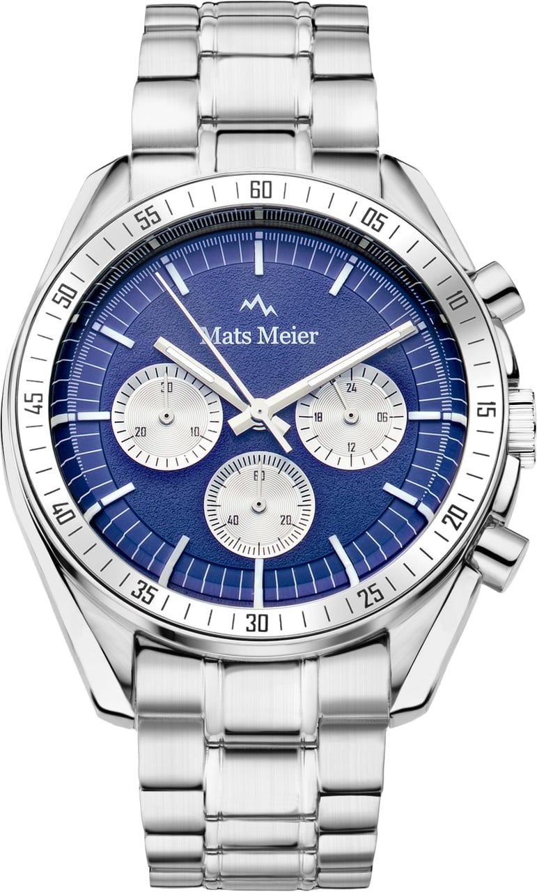 Mats Meier Arosa Racing - Horloge - Blauw Divers