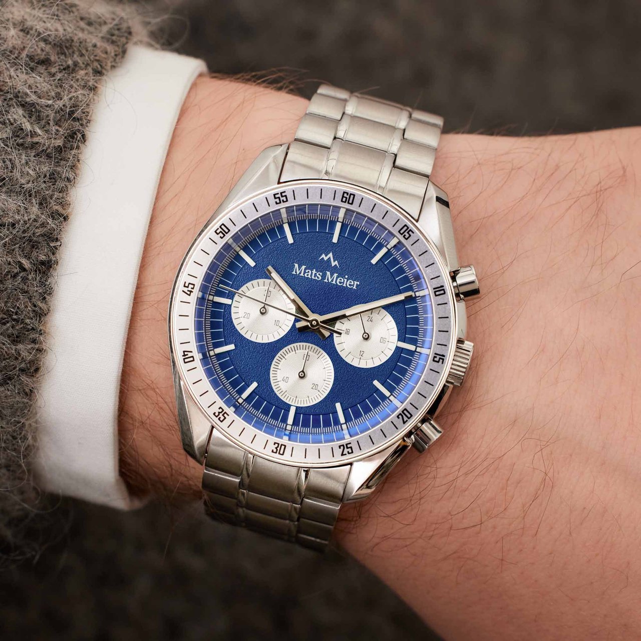 Mats Meier Arosa Racing - Horloge - Blauw Divers