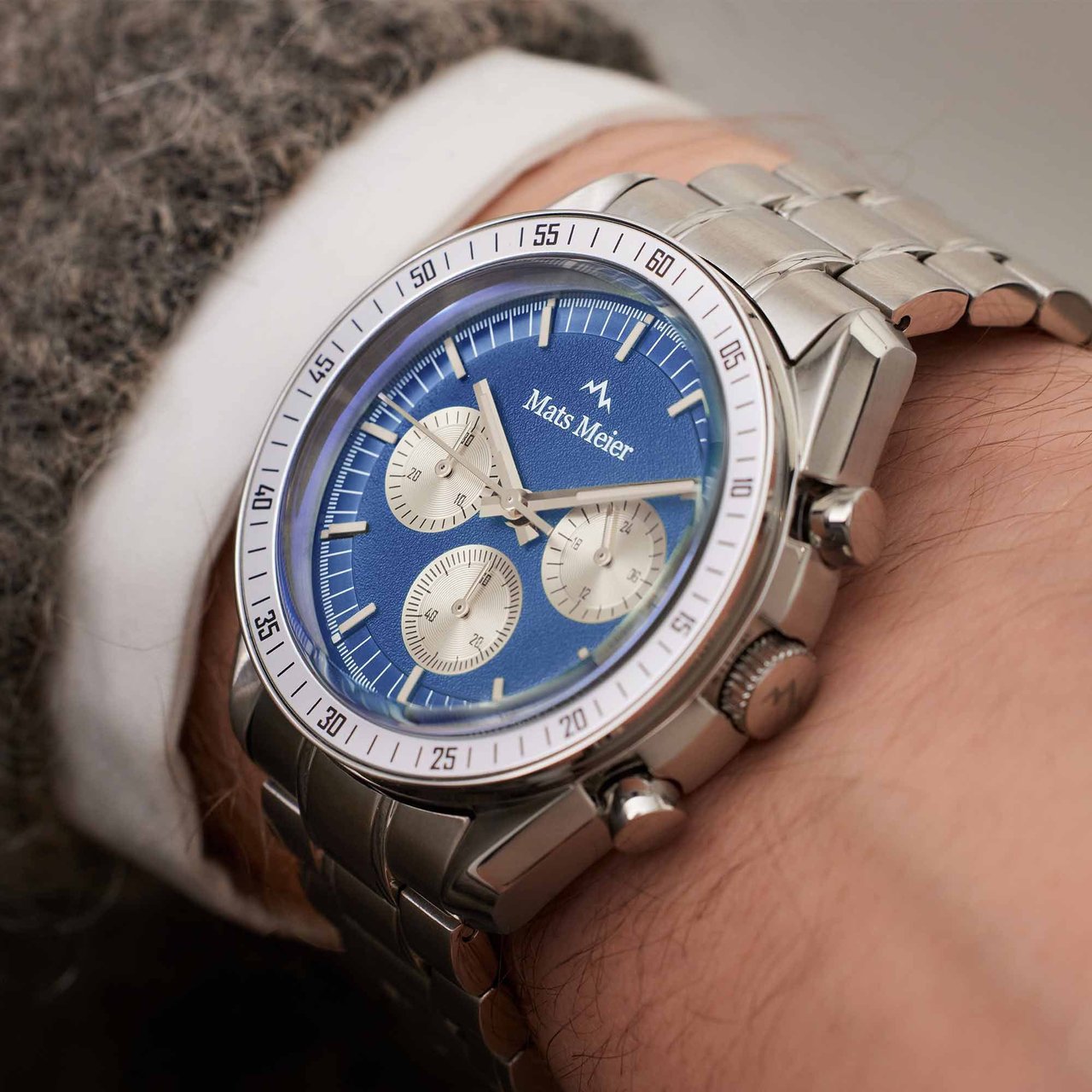 Mats Meier Arosa Racing - Horloge - Blauw Divers