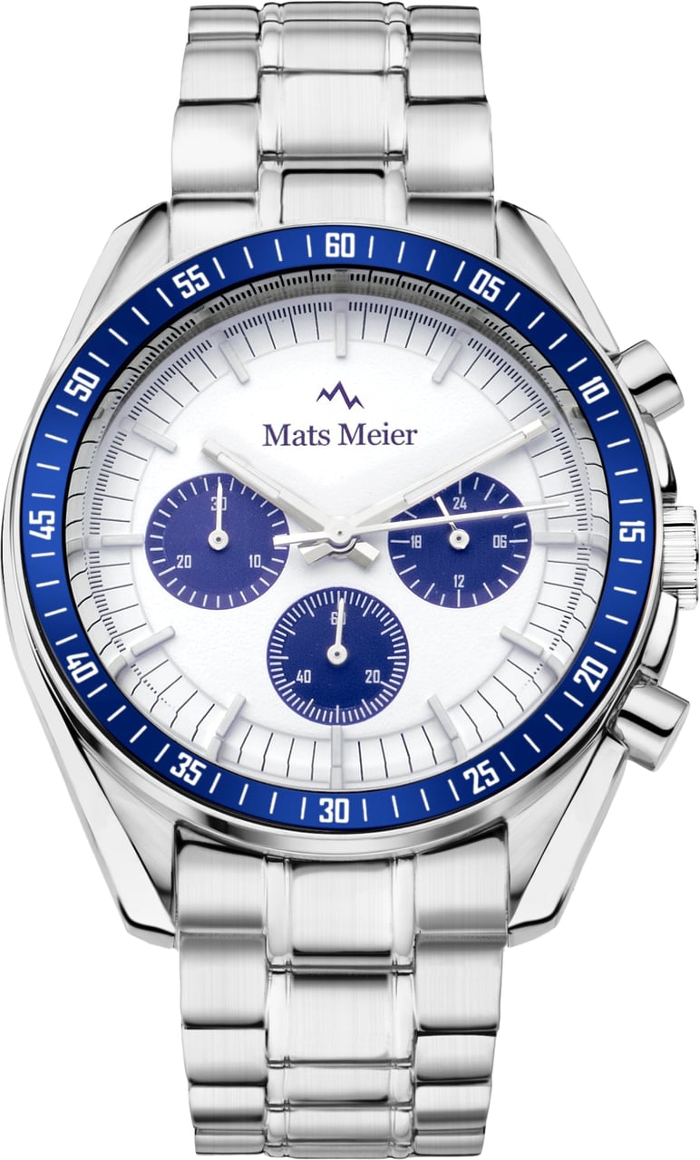 Mats Meier Arosa Racing - Horloge - Wit Divers