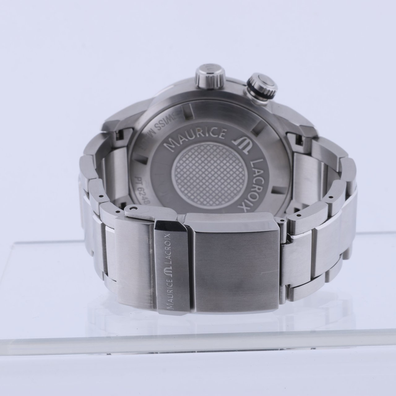 Maurice Lacroix Maurice Lacroix Pontos AU07707 SS AT Black Dial PT6248-SS002L-330 Watch Zwart