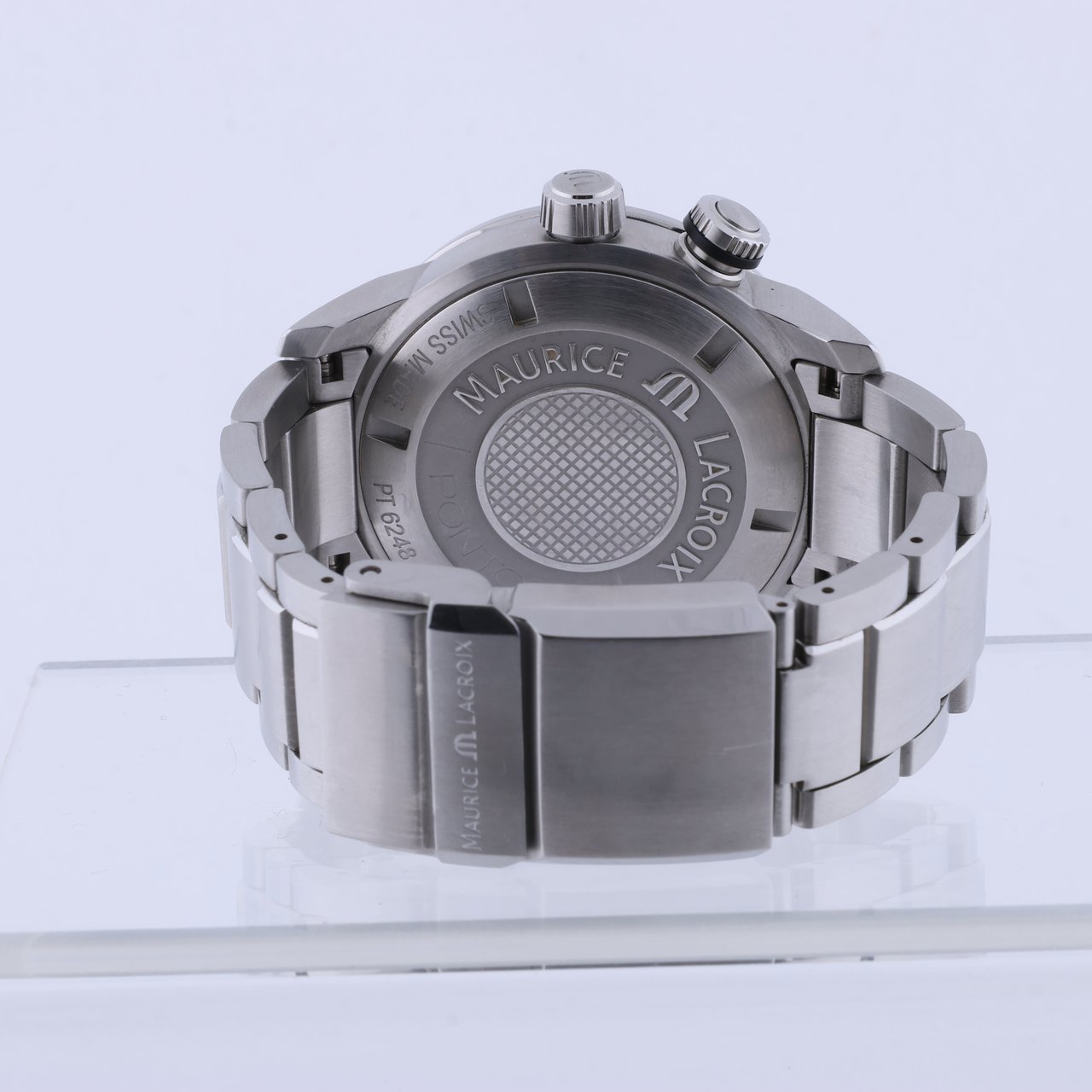 Maurice Lacroix Maurice Lacroix Pontos AU07707 SS AT Black Dial PT6248-SS002L-330 Watch Zwart