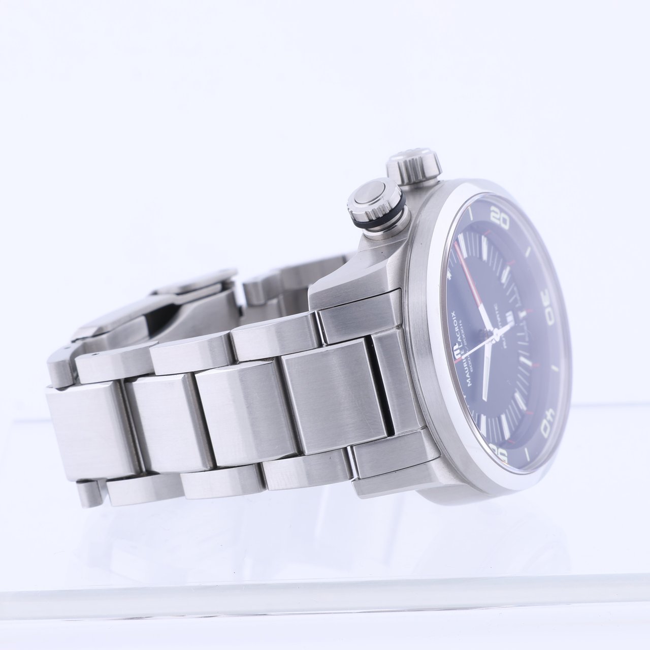 Maurice Lacroix Maurice Lacroix Pontos AU07707 SS AT Black Dial PT6248-SS002L-330 Watch Zwart