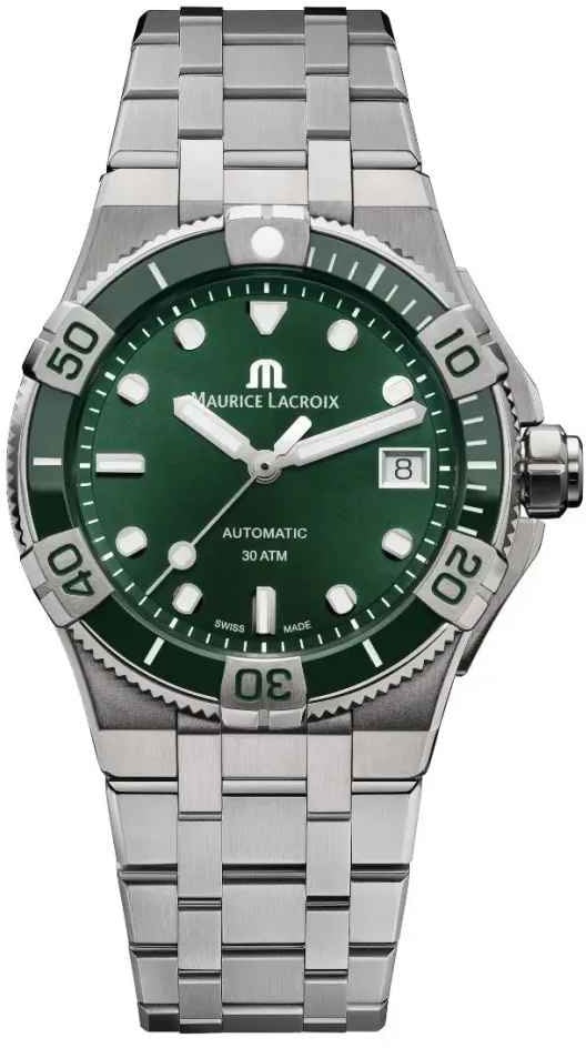 Maurice Lacroix Maurice Lacroix Aikon AI6057-SSL5F-630-D Aikon Automatic Venturer Horloge 38mm 30 ATM Groen