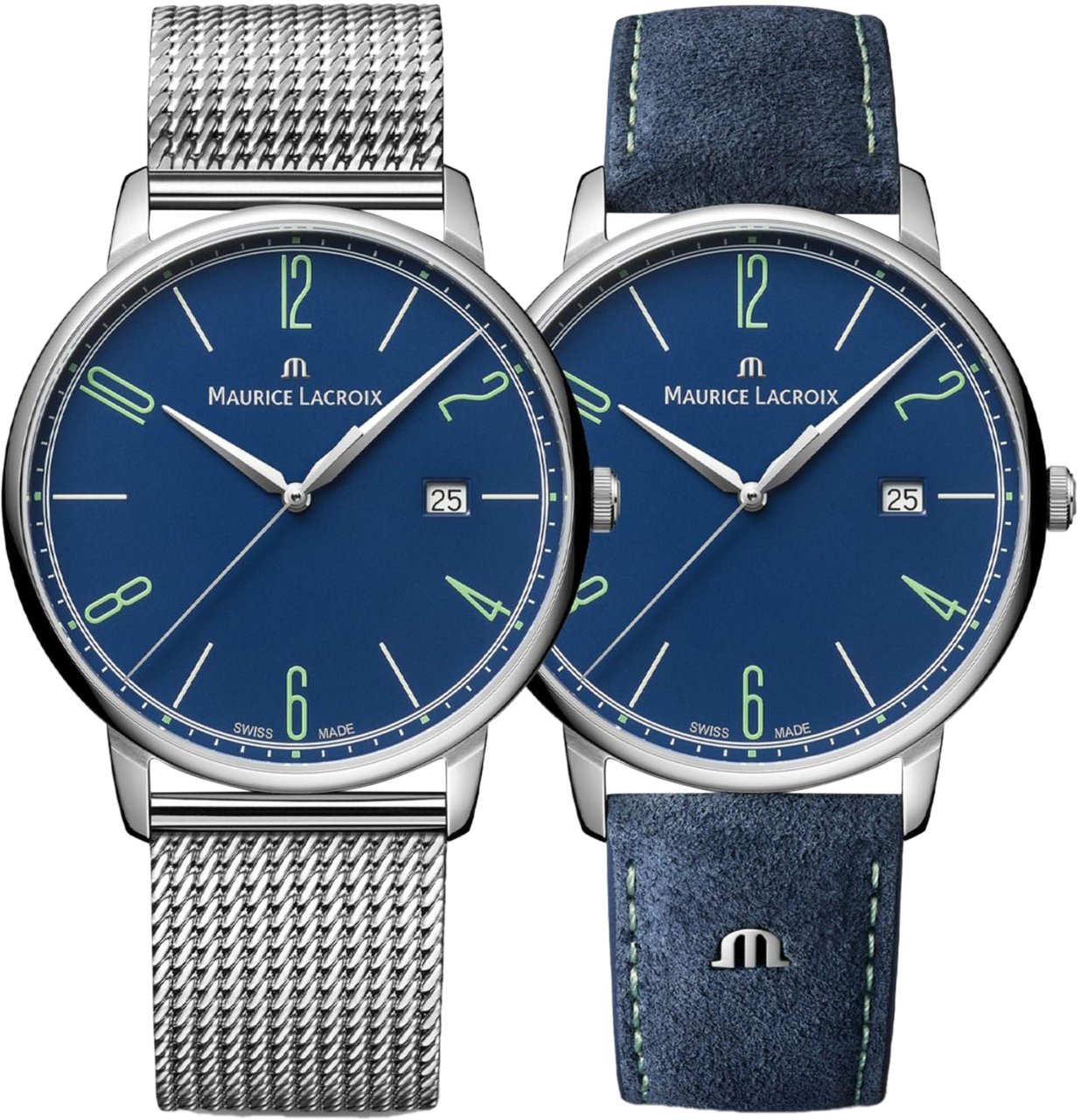 Maurice Lacroix Maurice Lacroix Eliros EL1118-SS00E-420-C - 25th Anniversary Horloge 40mm SET Blauw
