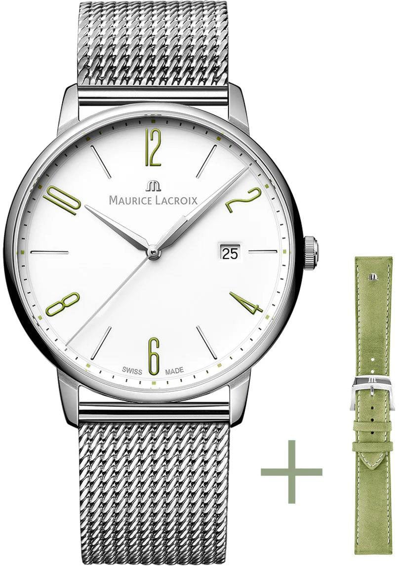 Maurice Lacroix Maurice Lacroix Eliros Date SET EL1118-SS00S-120-D 40mm Groen