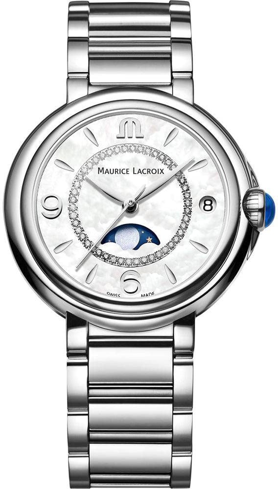 Maurice Lacroix Maurice Lacroix Fiaba FA1084-SS002-170-1 Fiaba Moonphase Horloge 32mm Zilver