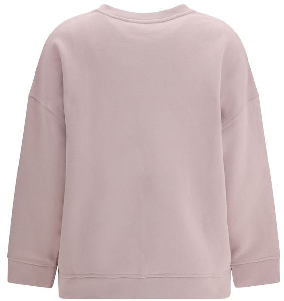 Max Mara Purple Cotton Sweatshirt Zwart