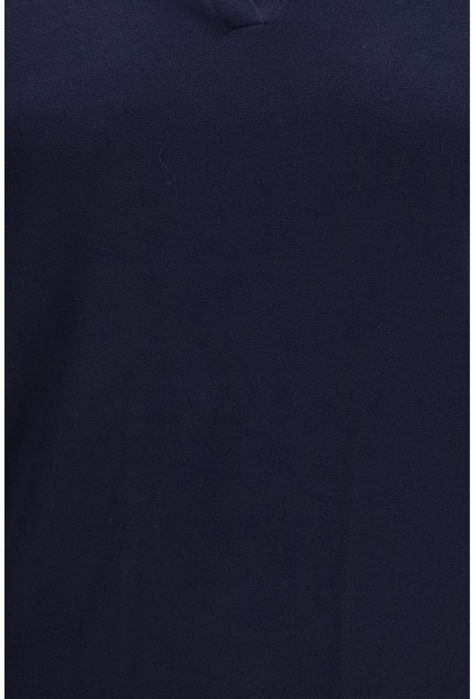 Max Mara Blue Viscose Sweatshirt Blauw