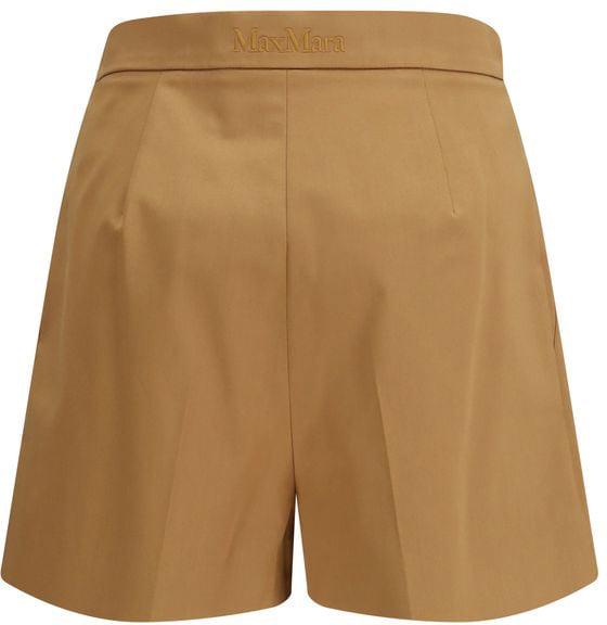 Max Mara Beige Cotton Bermuda Shorts Beige