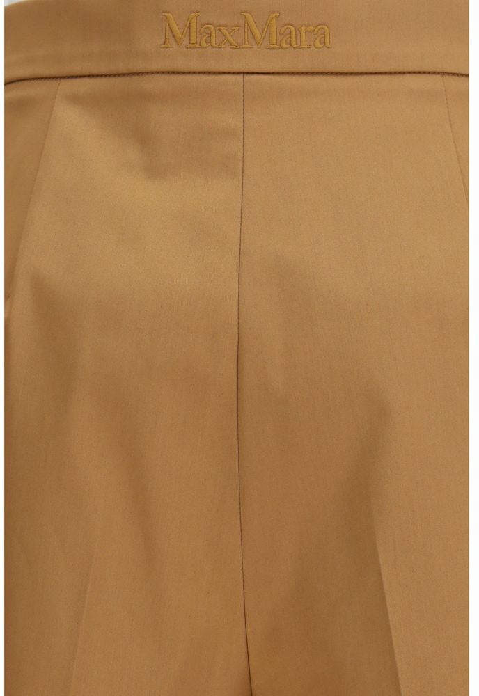 Max Mara Beige Cotton Bermuda Shorts Beige