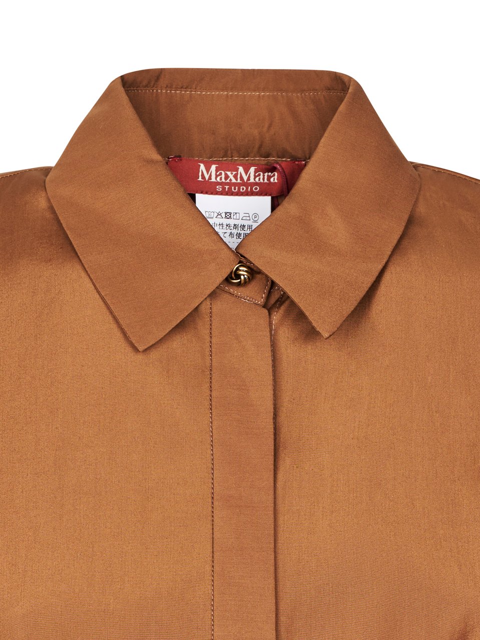 Max Mara Midi Dress with Classic Collar Bruin