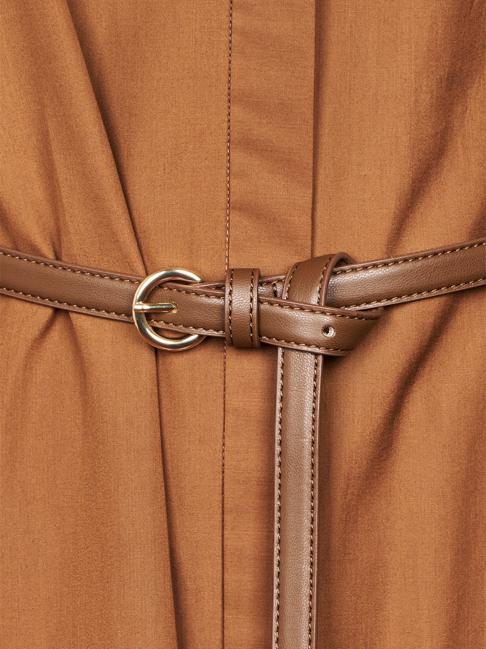 Max Mara Midi Dress with Classic Collar Bruin