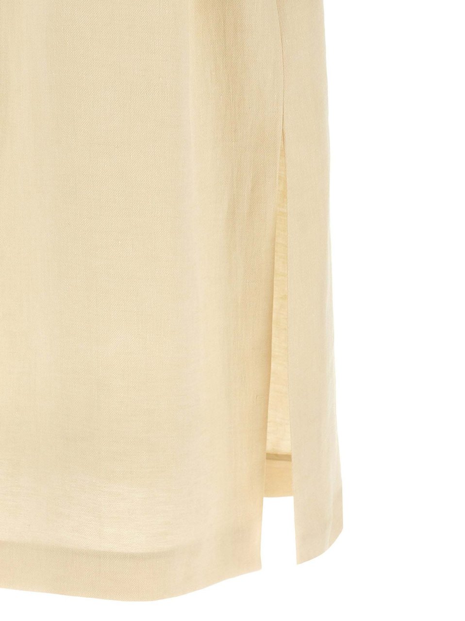 Max Mara Beige Flax Coat Beige