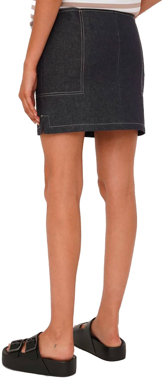 Max Mara Max Mara Umbria Denim Skirt Blauw