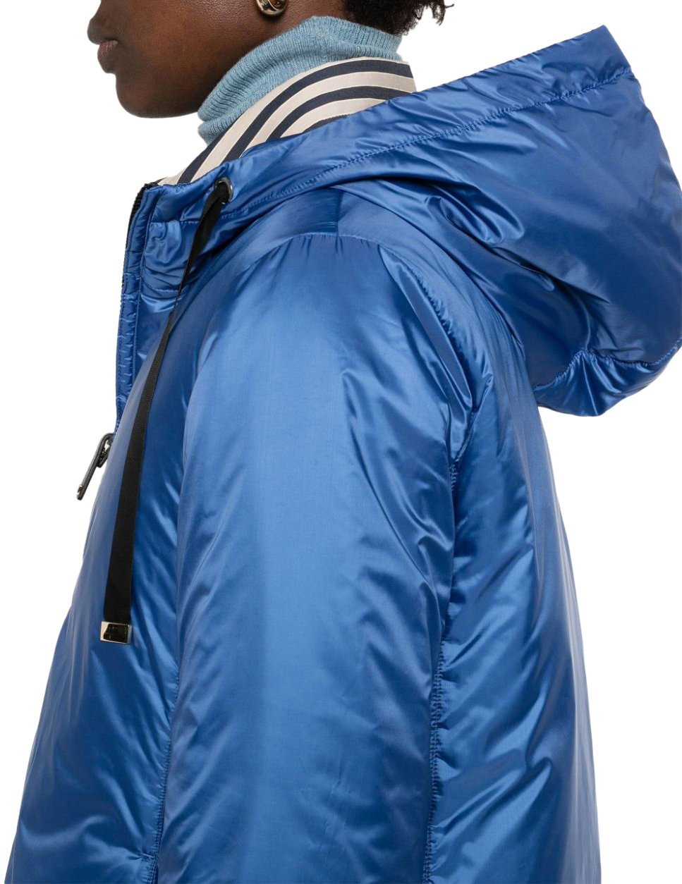 Max Mara Coats Blue Blauw