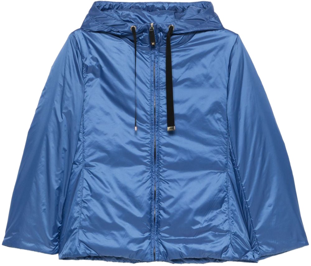 Max Mara Coats Blue Blauw