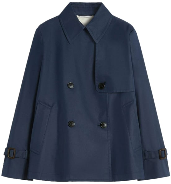 Max Mara Coats Blue Navy