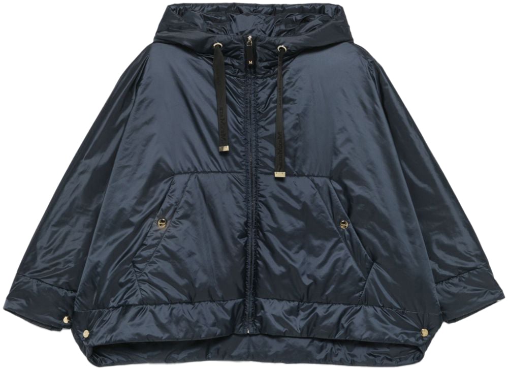 Max Mara Coats Blue Blauw