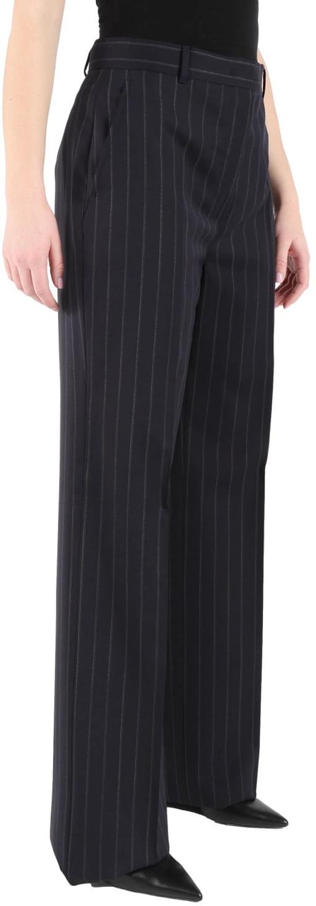 Max Mara Rtw Blu Gessato Navy