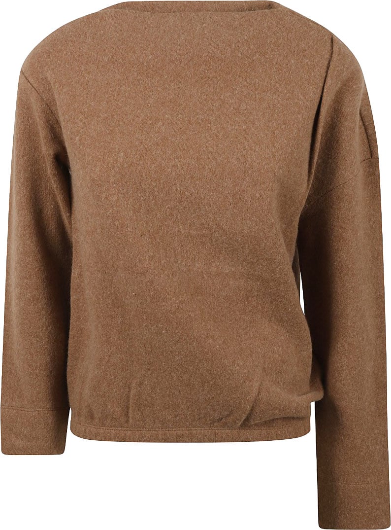 Max Mara Textured Cashmere Blend Sweater Bruin