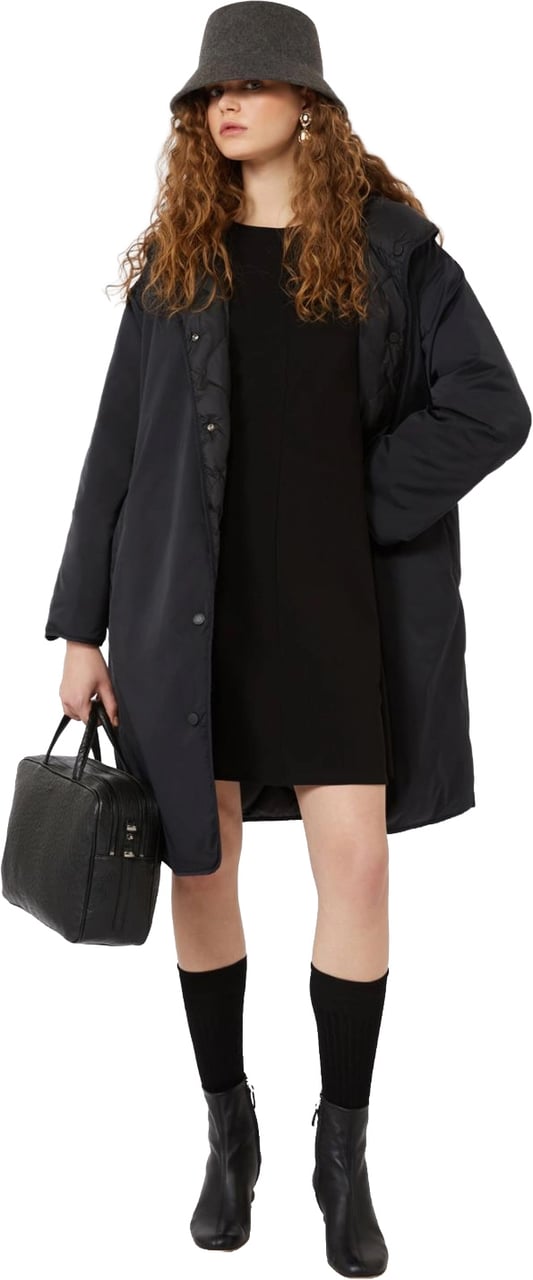 Max Mara Black Versatile Dress Zwart