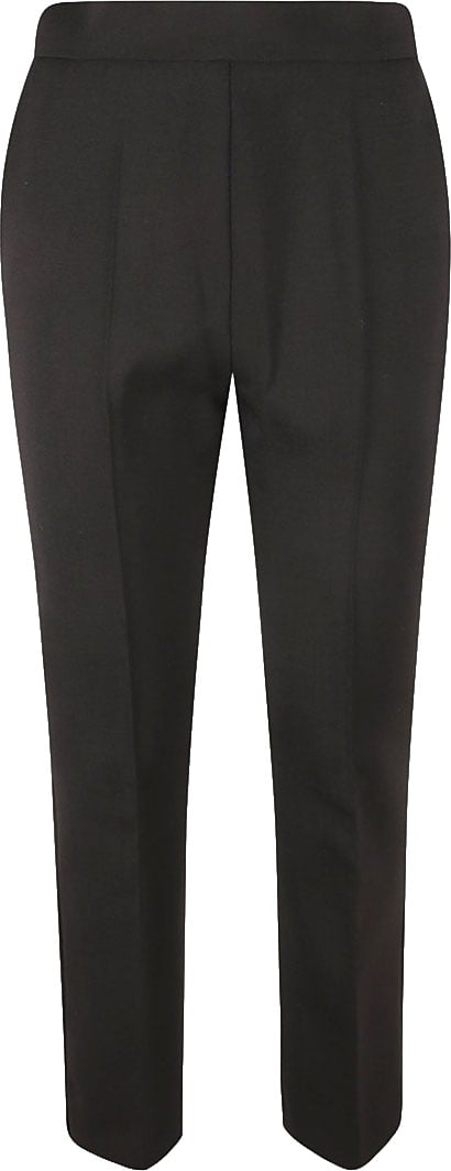 Max Mara Tailored Straight Leg Trousers Zwart