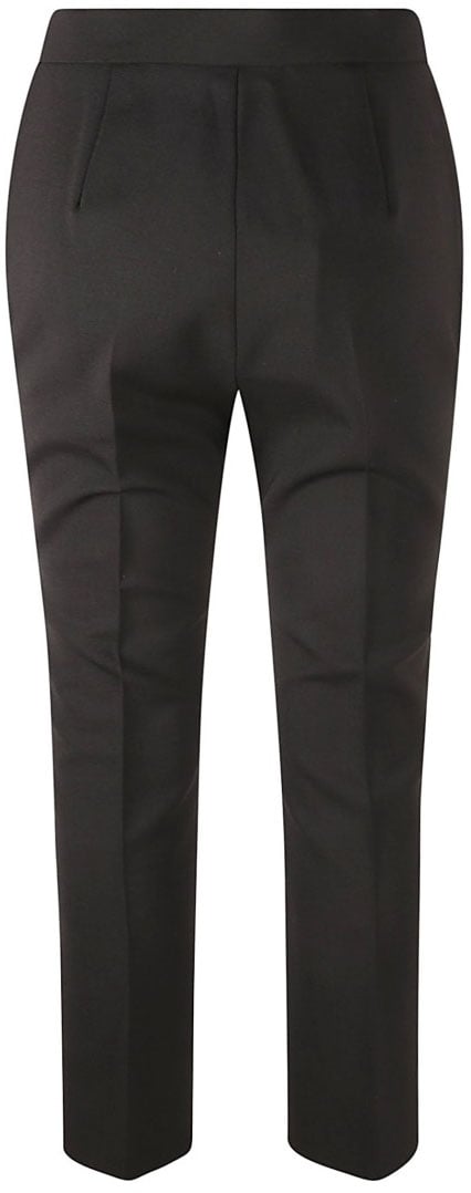 Max Mara Tailored Straight Leg Trousers Zwart