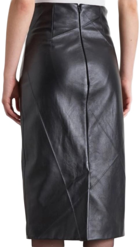Max Mara Fitted Black Skirt Grijs