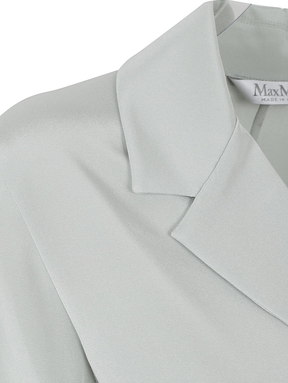 Max Mara Adjustable Volume Silk Crêpe De Chine Shirt Wit