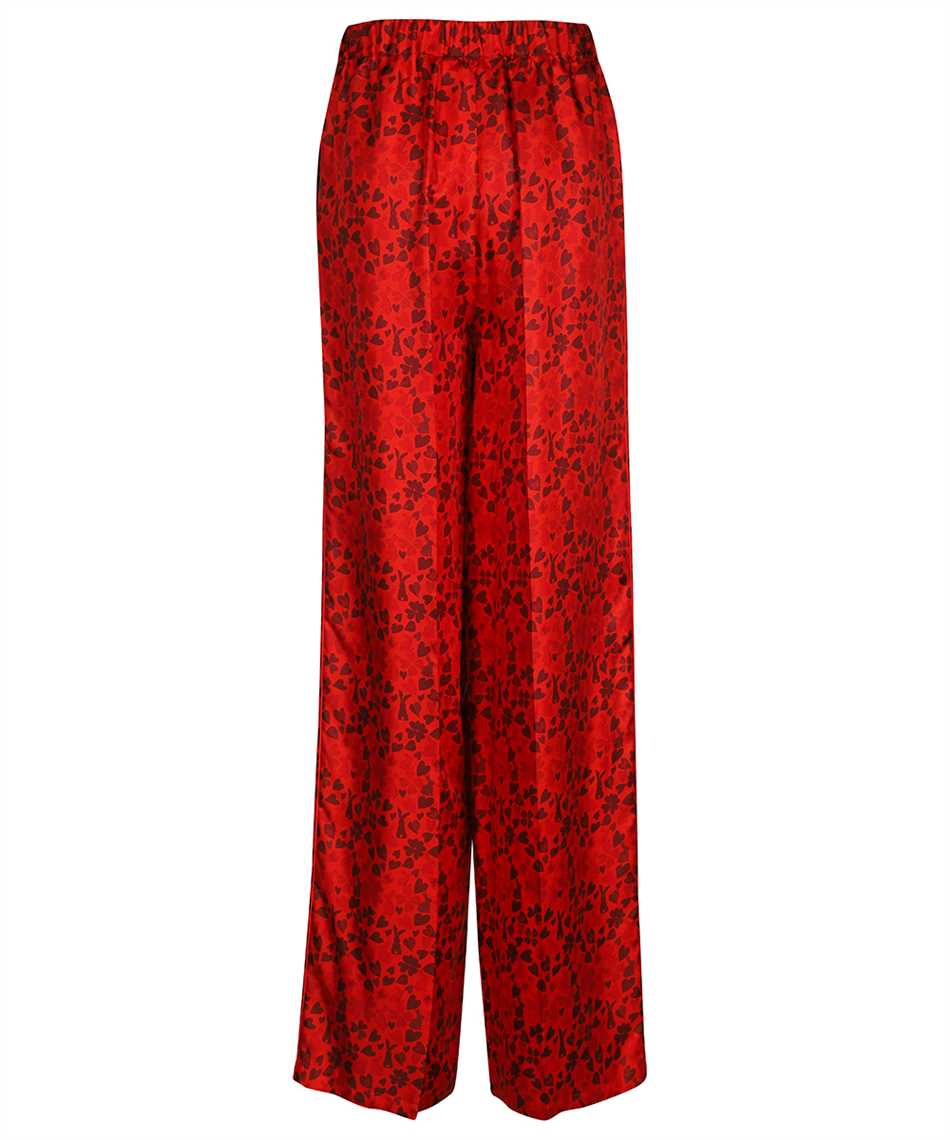 Max Mara Silk trousers Rood