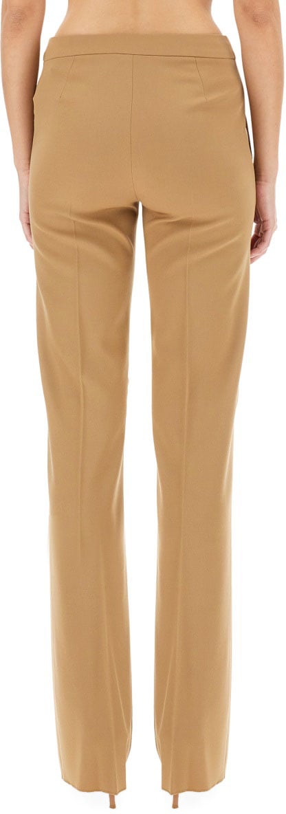 Max Mara Straight Leg Pants with Tailored Silhouette Neutraal