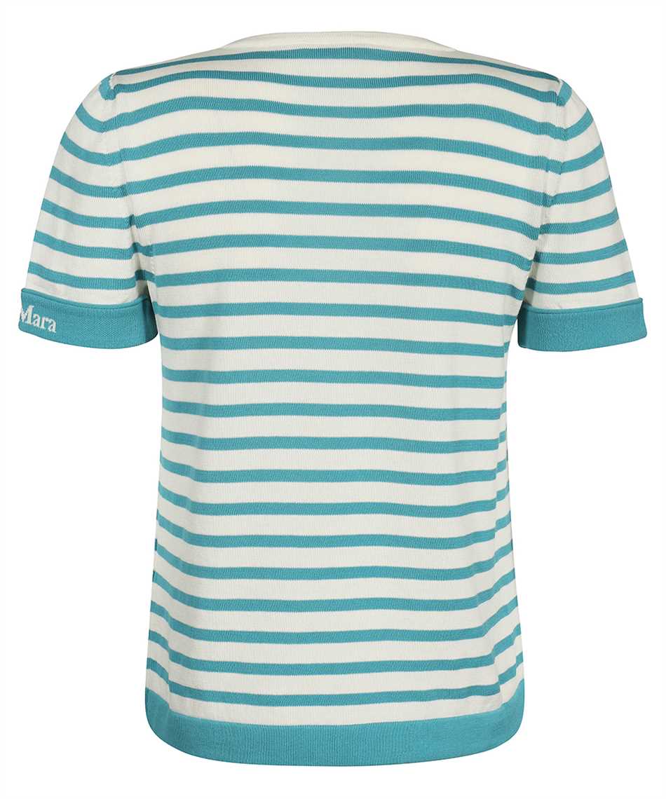 Max Mara Cotton knit T-shirt Neutraal