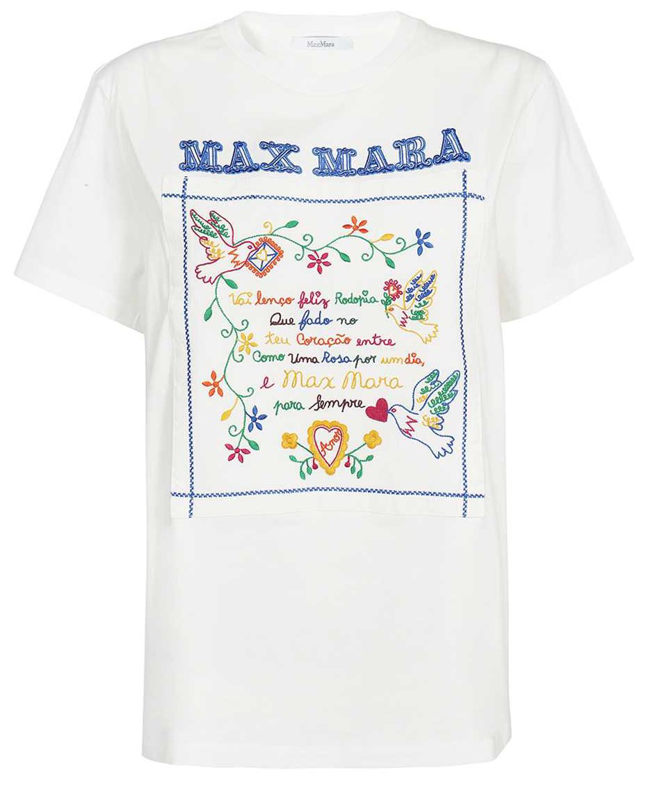 Max Mara Cotton T-shirt Wit