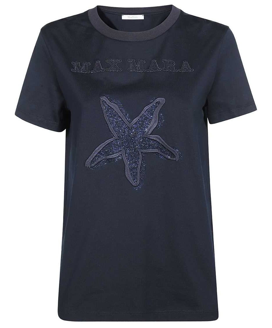 Max Mara Cotton T-shirt Blauw