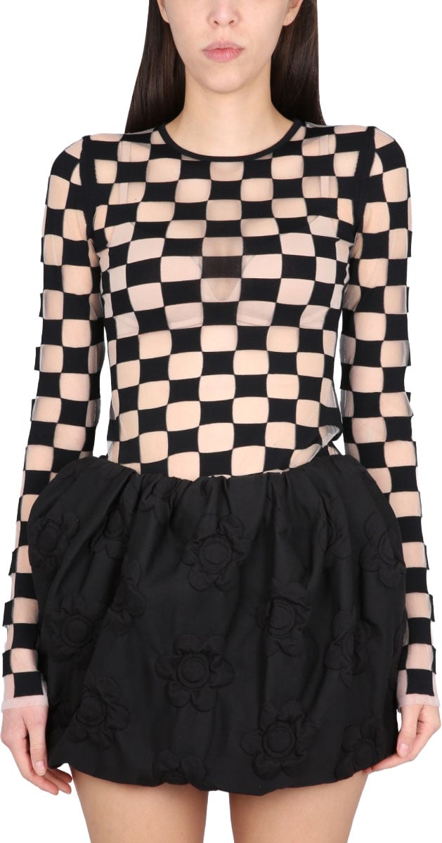 Max Mara Classic Crew-Neck Top Zwart
