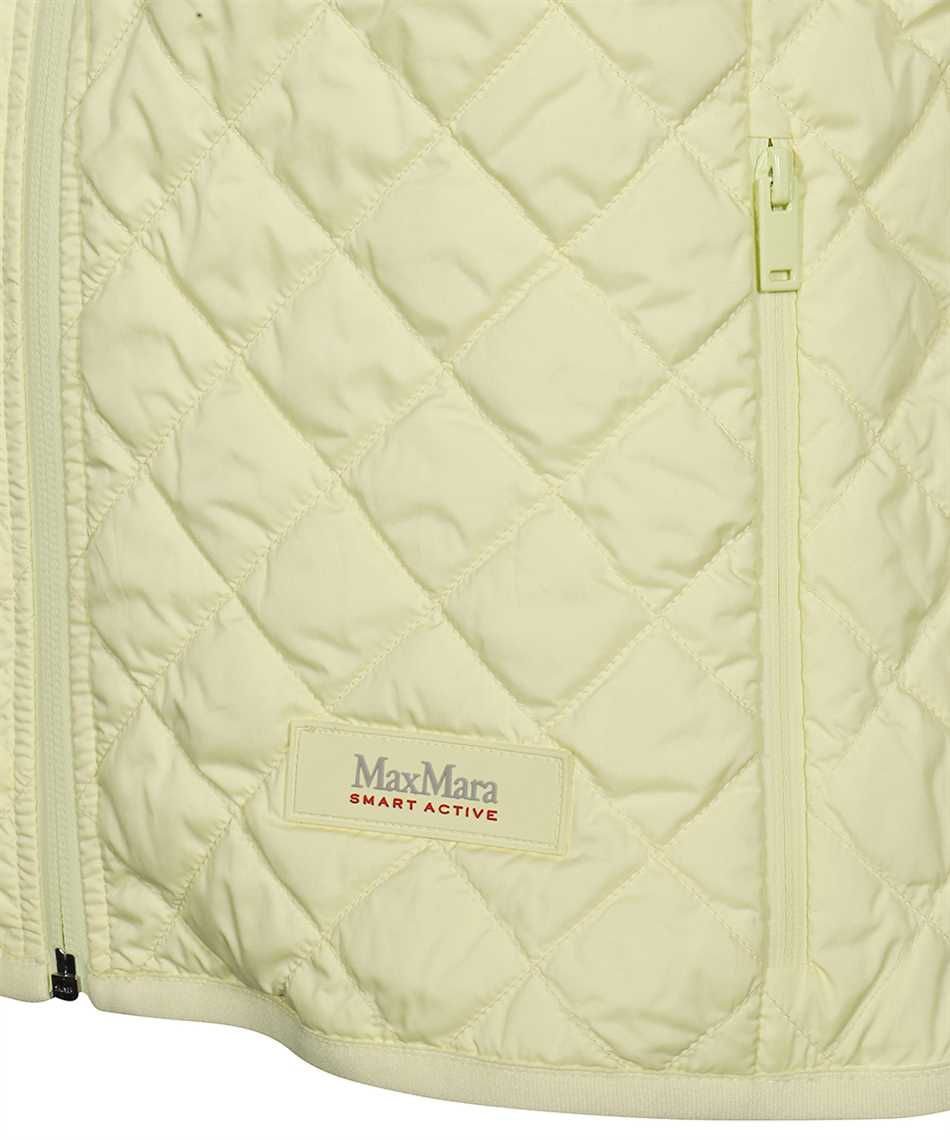 Max Mara Quilted vest Geel
