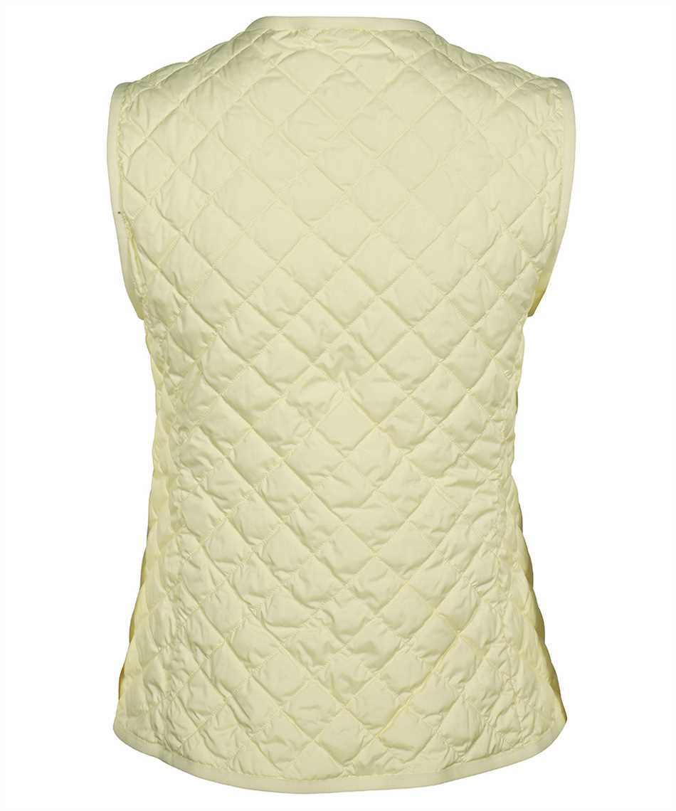 Max Mara Quilted vest Geel