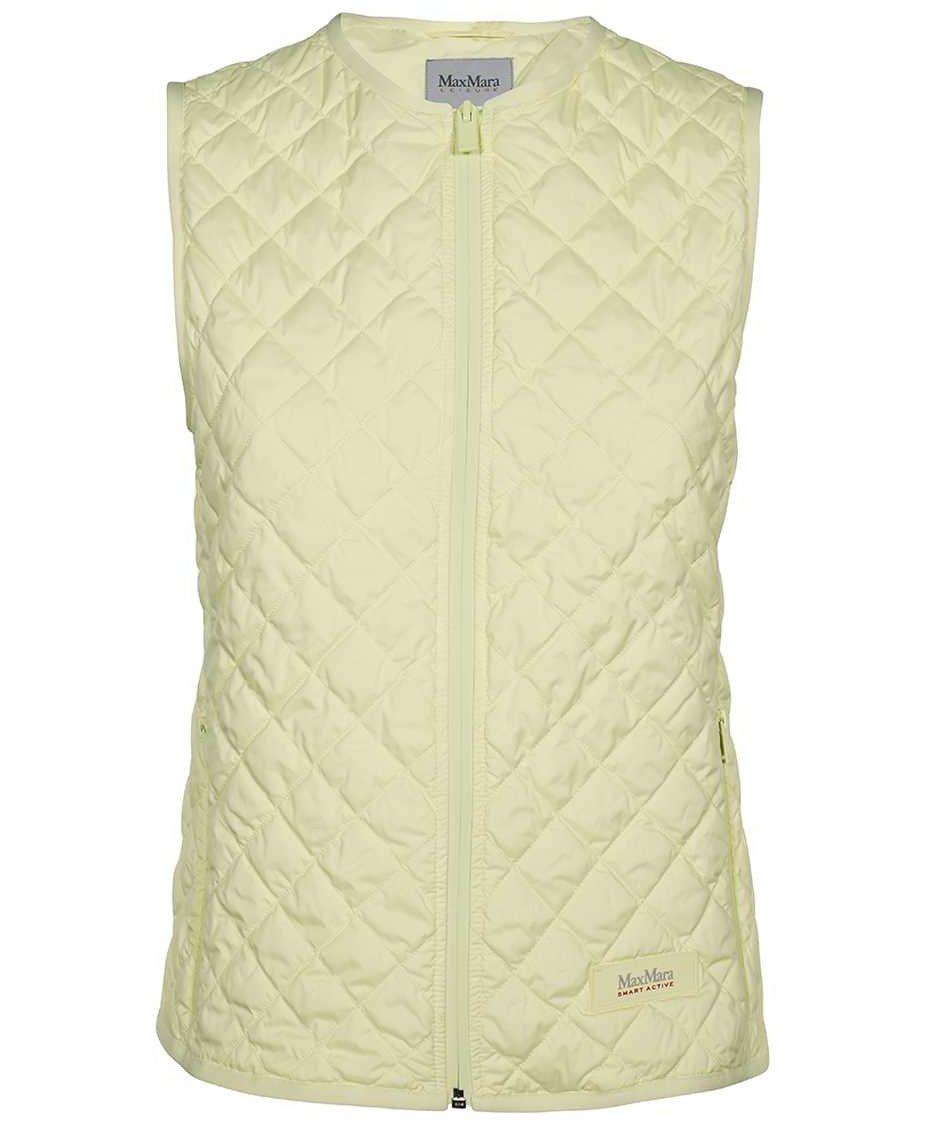 Max Mara Quilted vest Geel