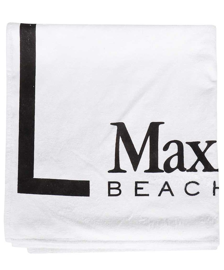 Max Mara Beach towel with logo Wit