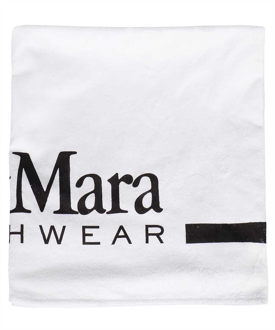 Max Mara Beach towel with logo Wit