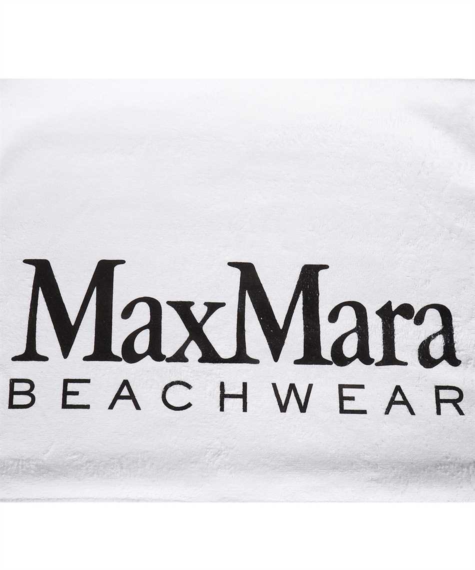 Max Mara Beach towel with logo Wit