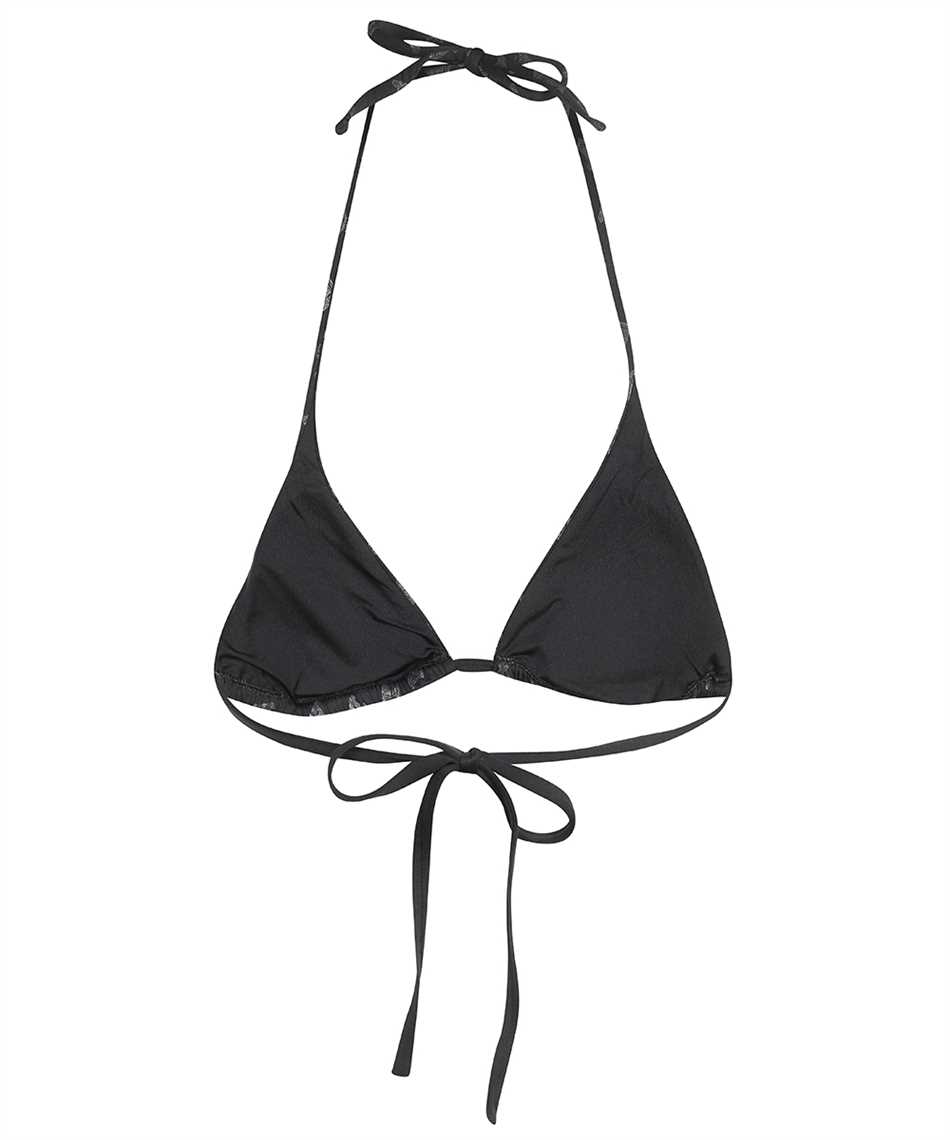 Max Mara Triangle bikini top Zwart