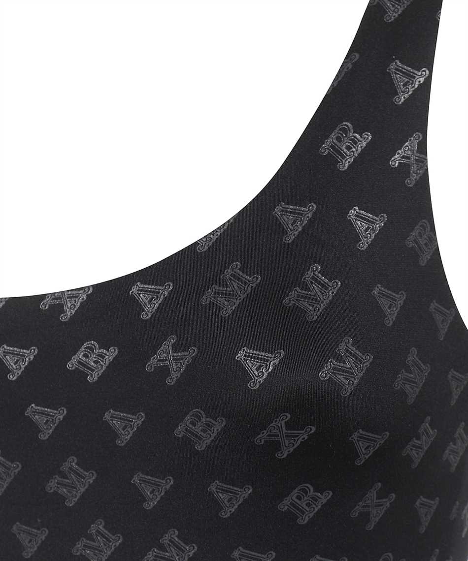 Max Mara One-piece swimsuit with logo Zwart