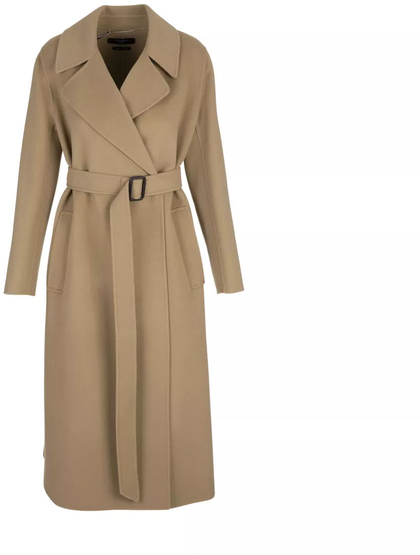 Max Mara Coats Camel Beige