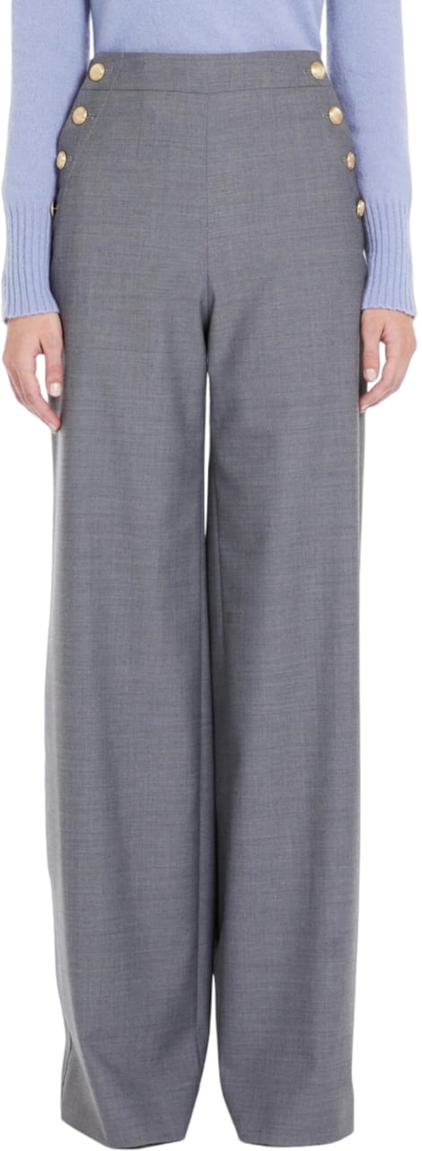 Max Mara Trousers Grey Grijs